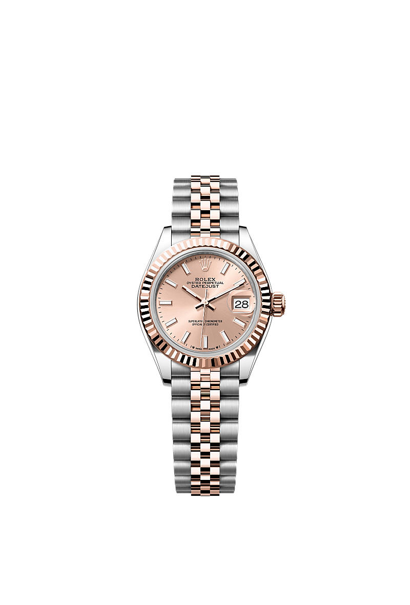 Rolex Lady Datejust watch Oystersteel and Everose gold m279171 0023