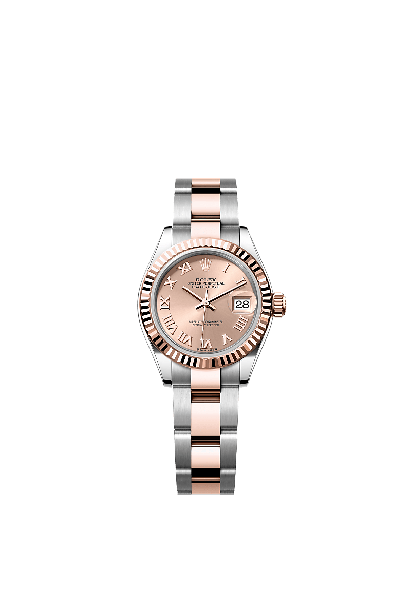 Rolex Lady-Datejust watch: Oystersteel and Everose gold - m279171-0026