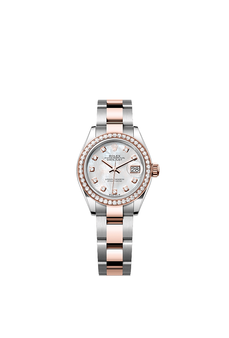 Rolex Lady Datejust watch Oystersteel and Everose gold m279381rbr 0014