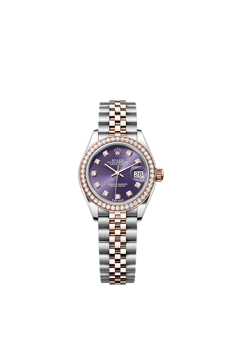 Rolex Lady Datejust watch Oystersteel and Everose gold m279381rbr 0015