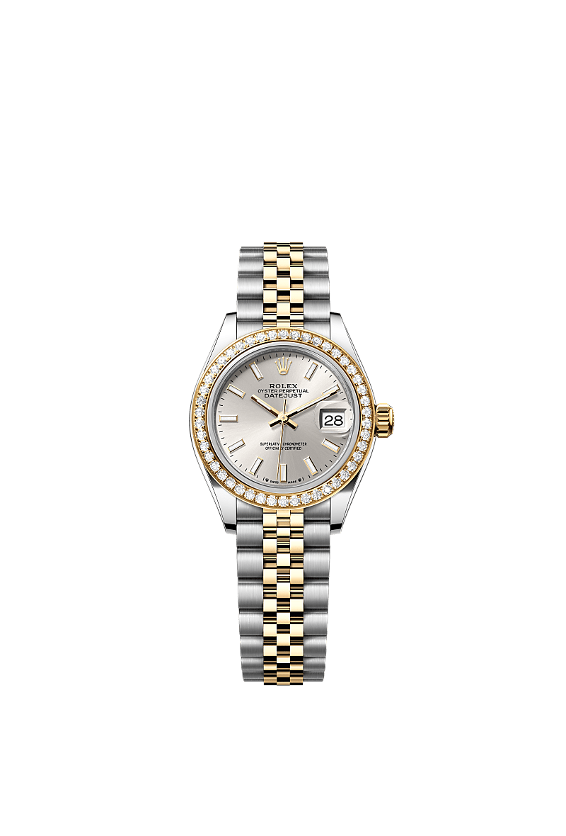 Rolex Lady-Datejust watch: Oystersteel and yellow gold  