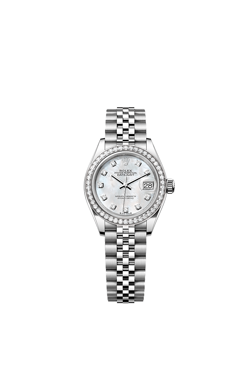 Rolex Lady Datejust watch Oystersteel and white gold m279384rbr 0011