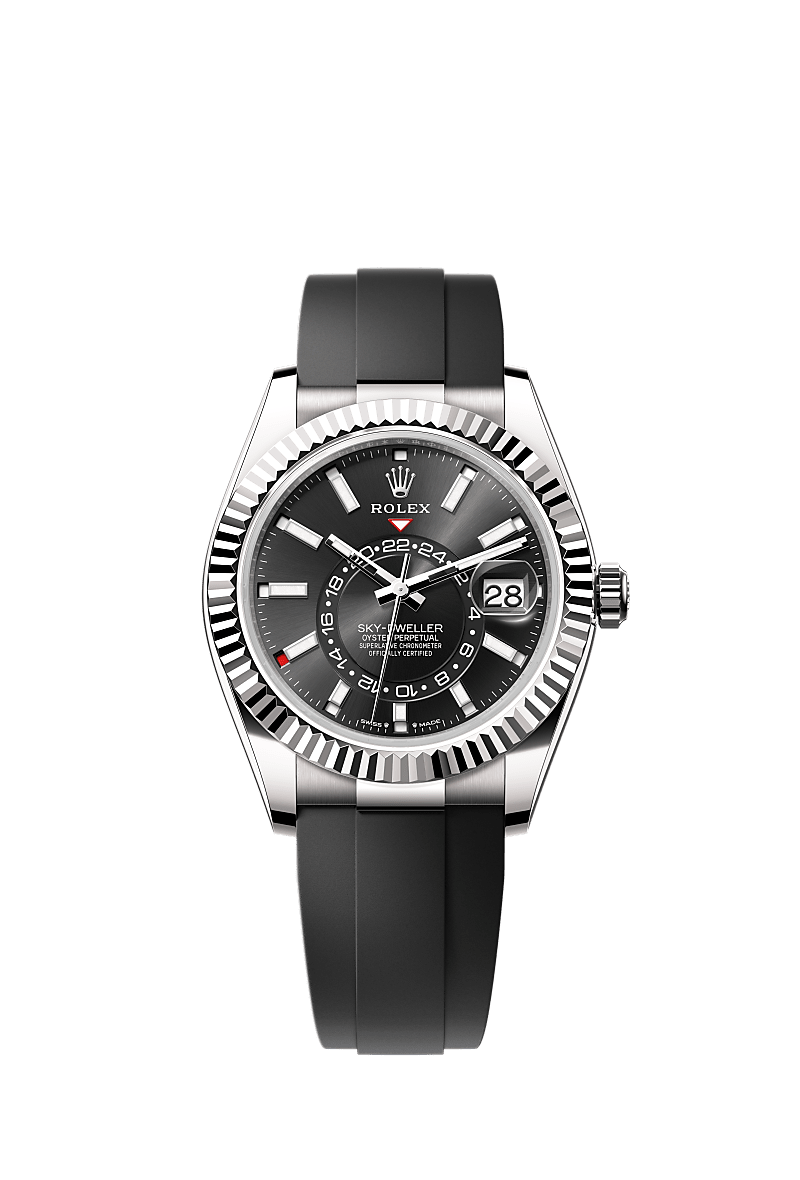 Rolex Sky Dweller watch 18 kt white gold m336239 0002