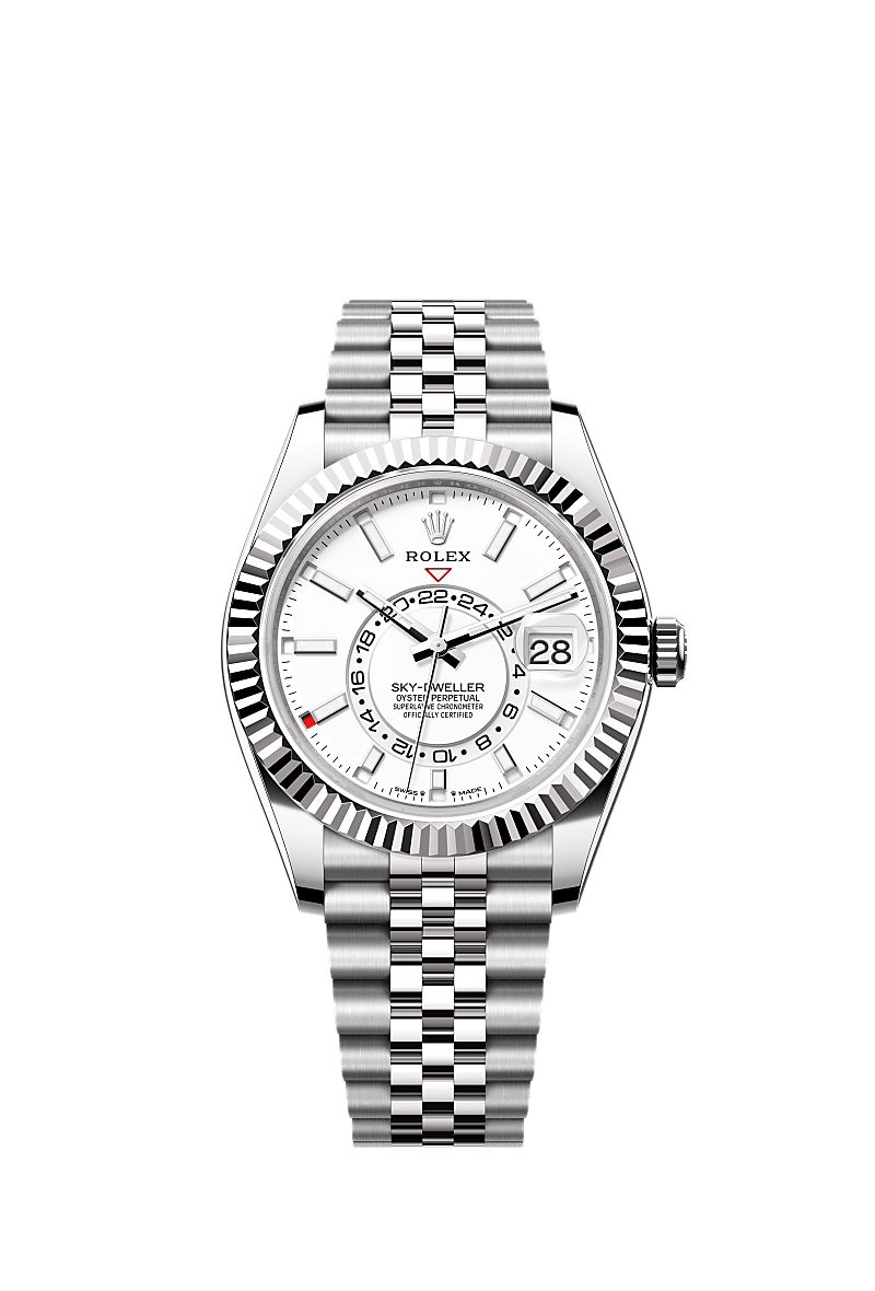 Rolex Sky Dweller watch Oystersteel and white gold m336934 0004