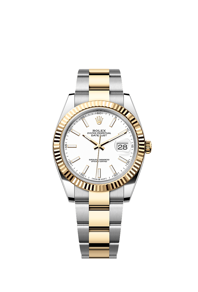 Rolex Datejust 41 watch: Oystersteel and yellow gold