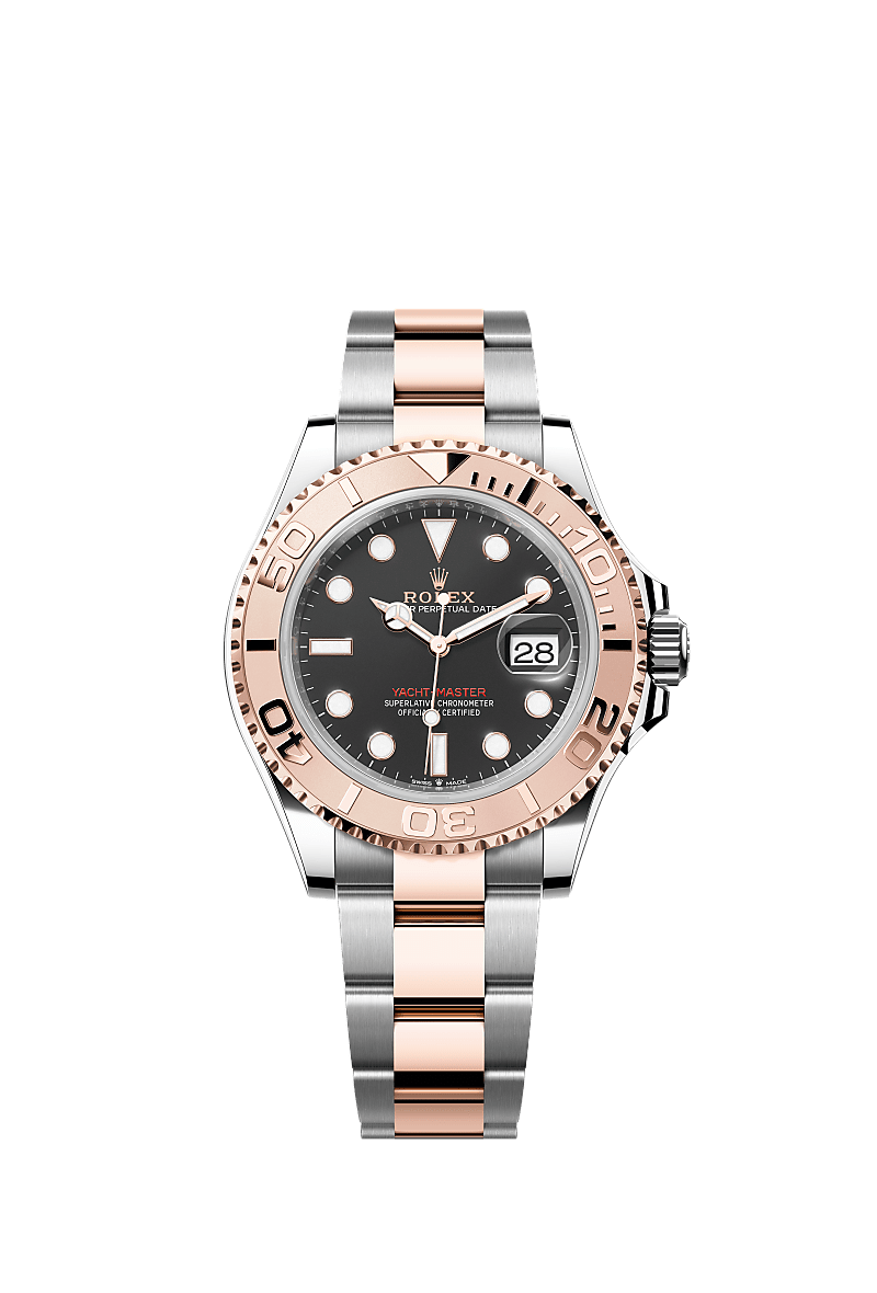 トップス Claire set tops Rolex Yacht-Master 40 watch: Oystersteel and Everose gold