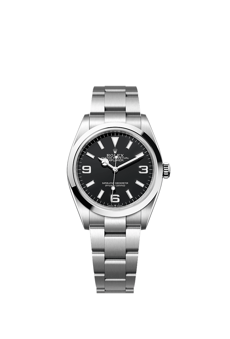 Rolex Explorer 36 Uhr: Edelstahl Oystersteel – m124270-0001