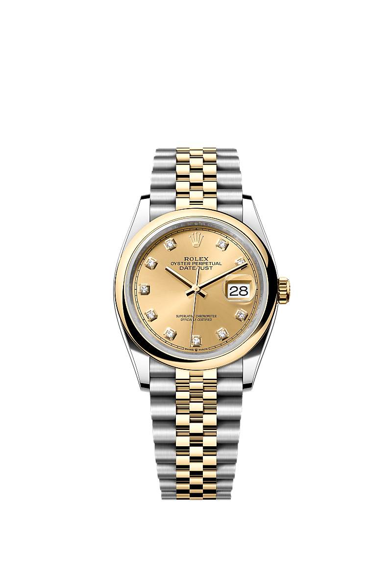 Rolex Datejust 36 watch: Oystersteel and yellow gold - m126203-0017