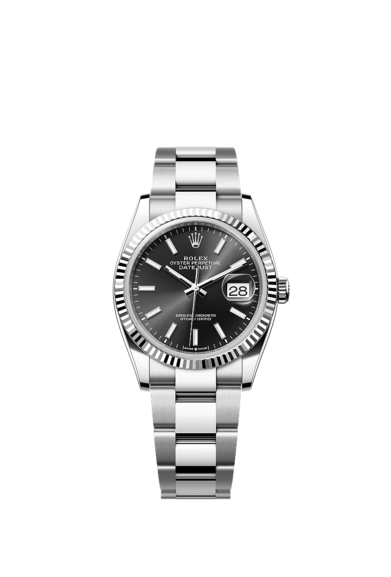 Rolex Datejust 36 Uhr: Edelstahl Oystersteel und Weißgold 