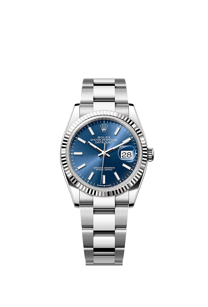 Rolex Datejust 36 Uhr: Edelstahl Oystersteel und Weißgold 