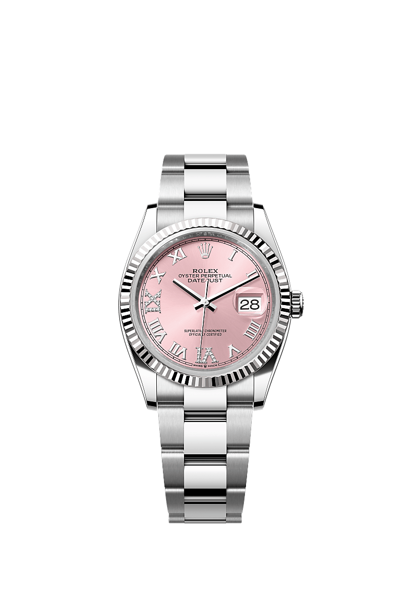 Rolex Datejust 36 Uhr: Edelstahl Oystersteel und Weißgold 