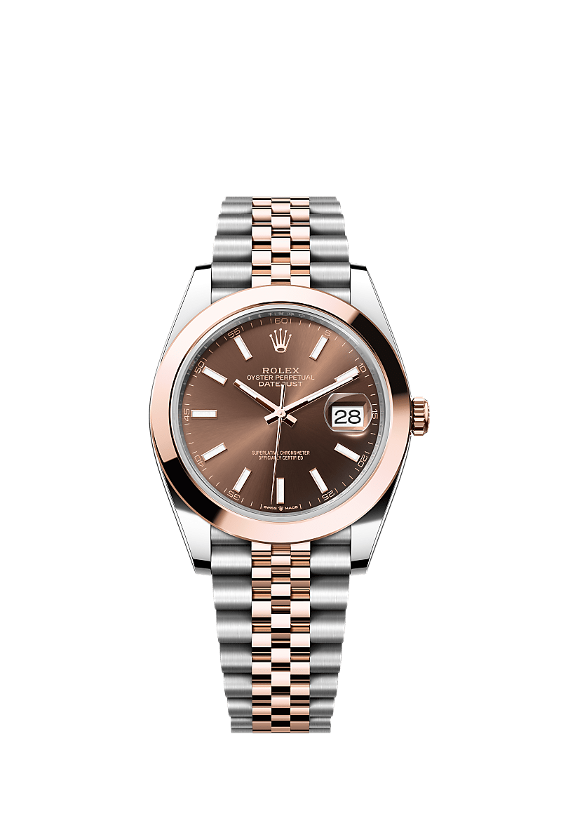 Rolex Datejust 41 Uhr: Edelstahl Oystersteel und Everose-Gold 