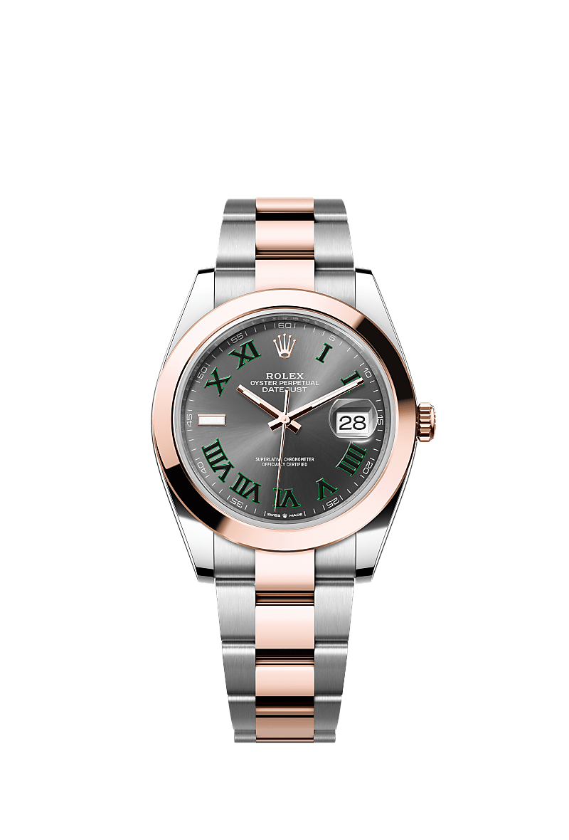 Rolex Datejust 41 Uhr: Edelstahl Oystersteel und Everose-Gold 