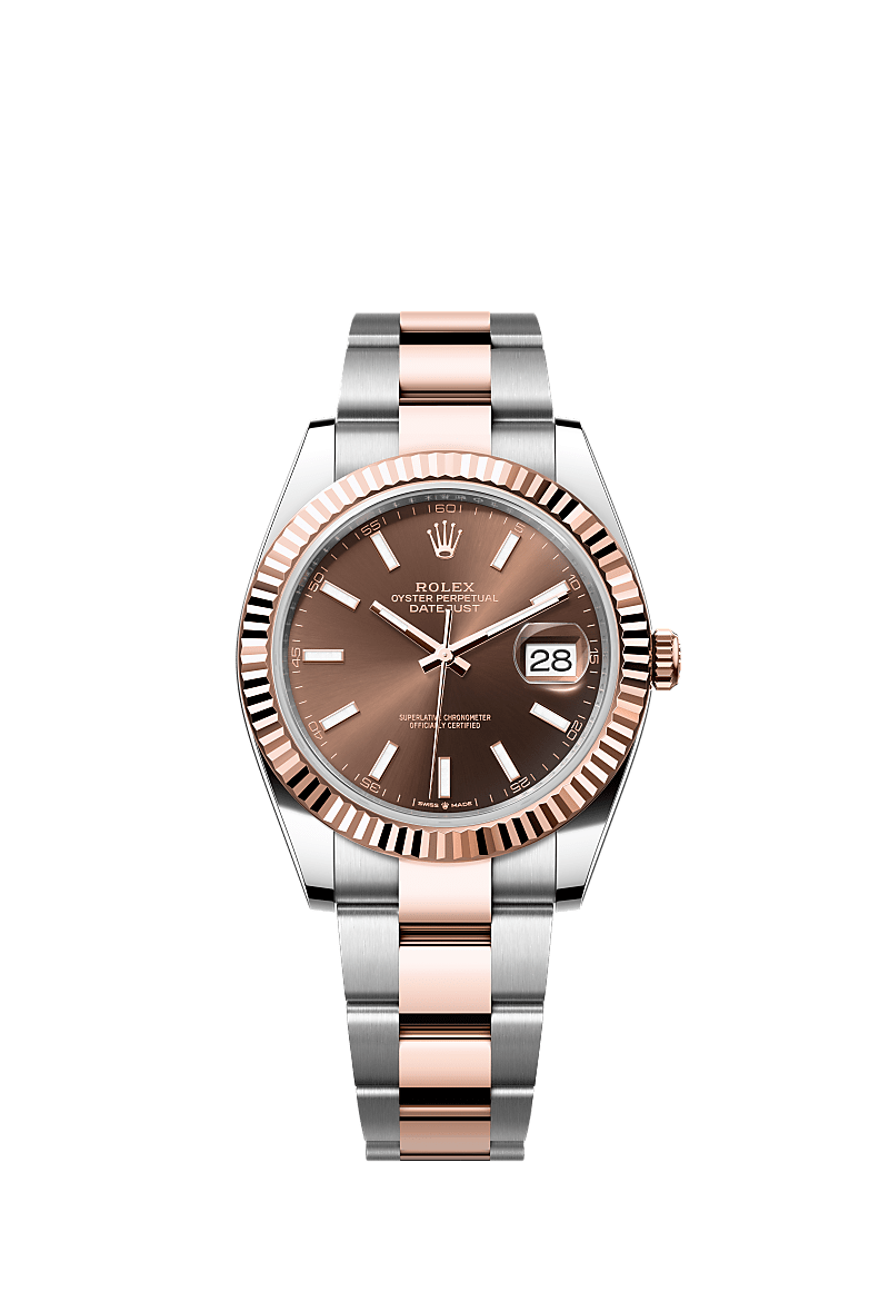 Rolex Datejust 41 Uhr: Edelstahl Oystersteel und Everose-Gold  