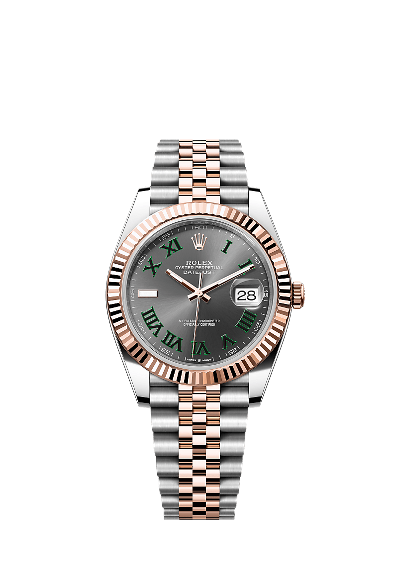 Rolex Datejust 41 Uhr: Edelstahl Oystersteel und Everose-Gold 