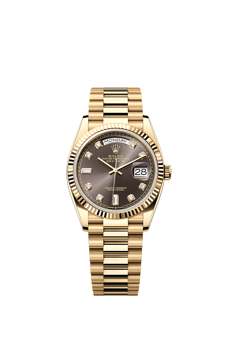 Rolex Day-Date 36 watch: 18 ct yellow gold - m128238-0022