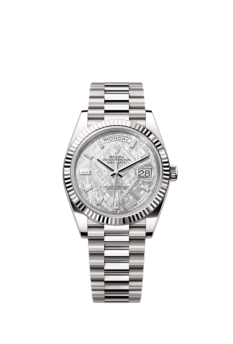 Rolex Day-Date 40 watch: 18 ct white gold - m228239-0055