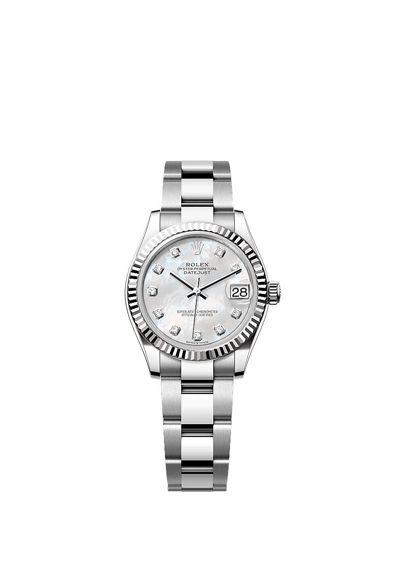 Rolex Datejust 31 watch: Oystersteel and white gold - m278274-0005