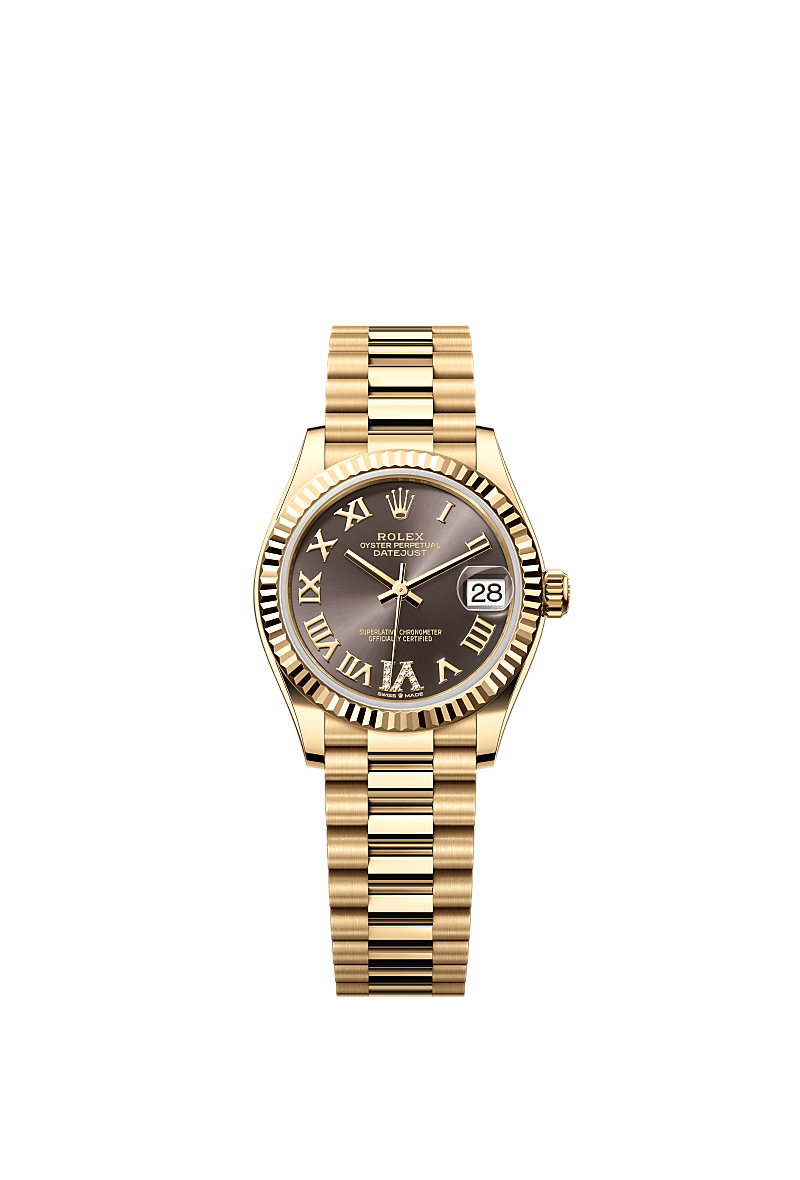 Rolex Datejust 31 watch: 18 kt yellow gold - m278278-0032