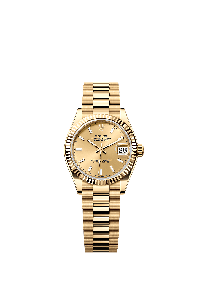 Rolex Datejust 31 watch: 18 ct yellow gold - m278278-0040
