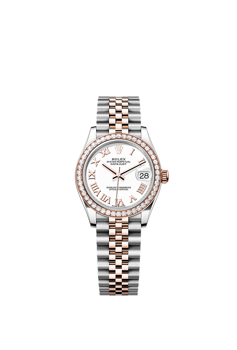 Rolex Datejust 31 watch: Oystersteel and Everose gold - m278381rbr 