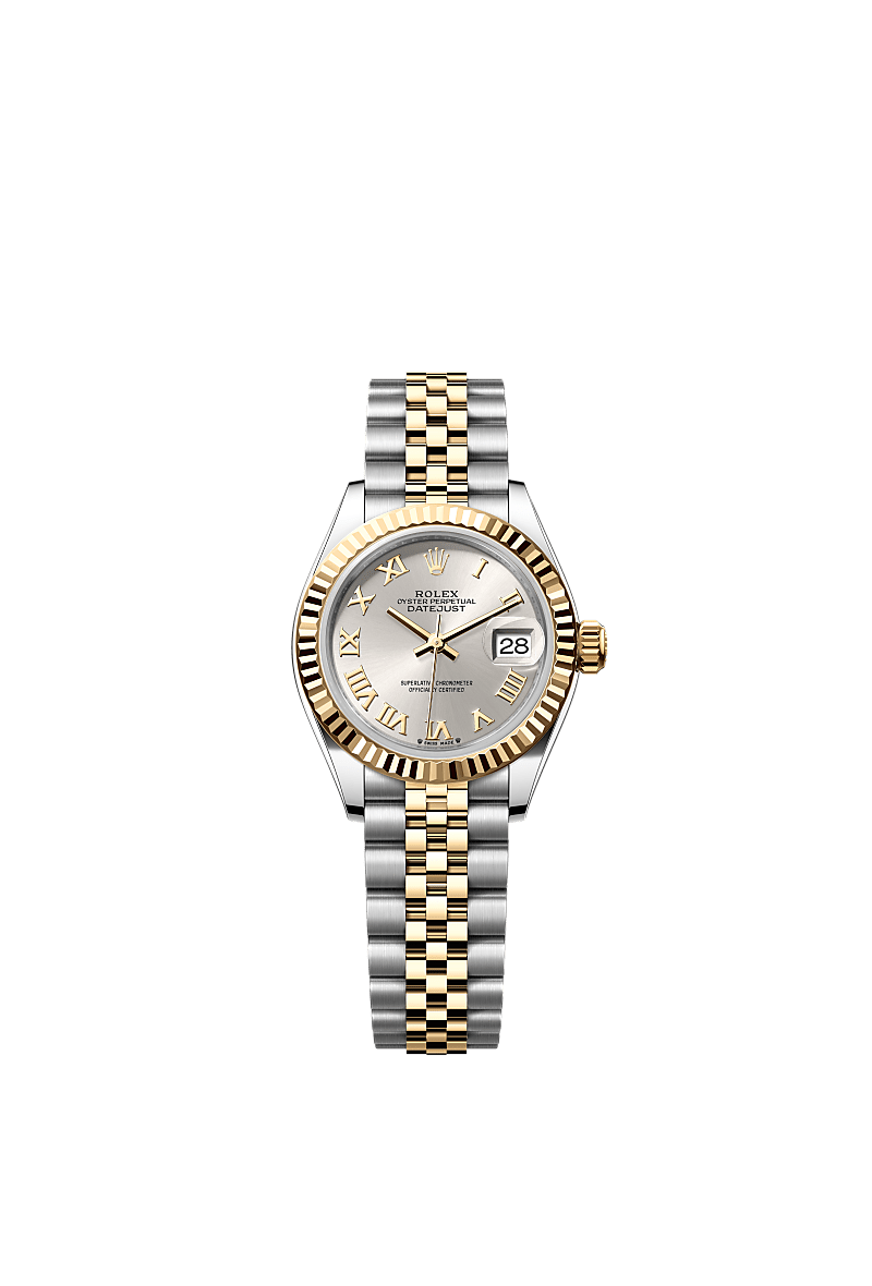 Rolex Lady-Datejust Uhr: Edelstahl Oystersteel und Gelbgold 