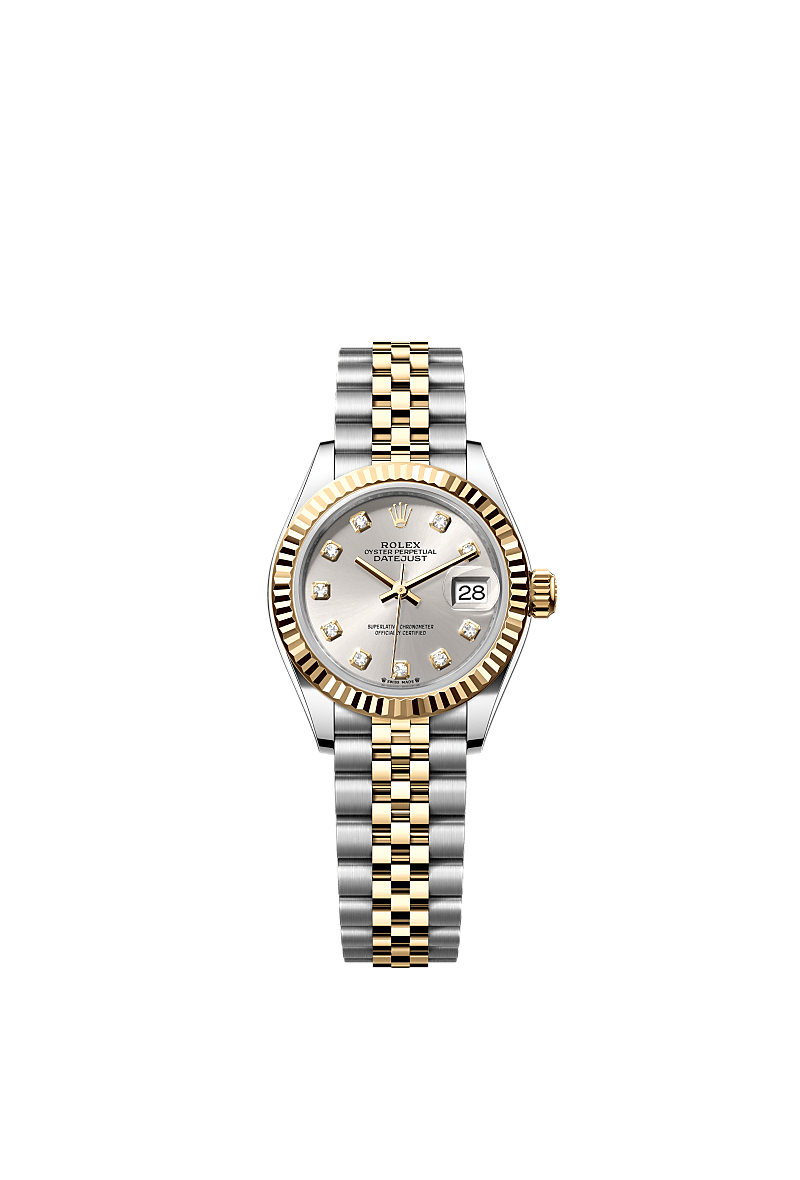 Rolex Lady-Datejust Uhr: Edelstahl Oystersteel und Gelbgold 