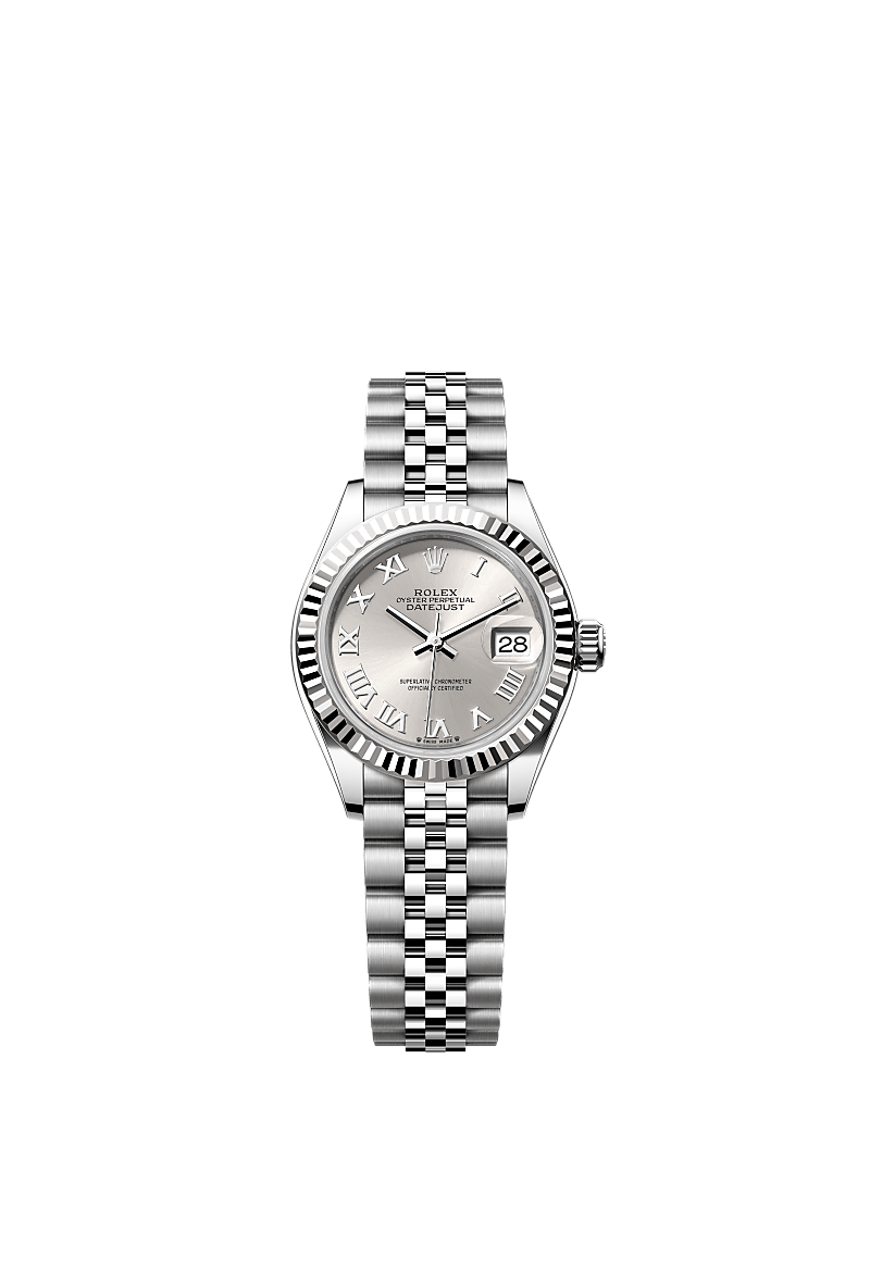 Rolex Lady-Datejust watch: Oystersteel and white gold - m279174-0007