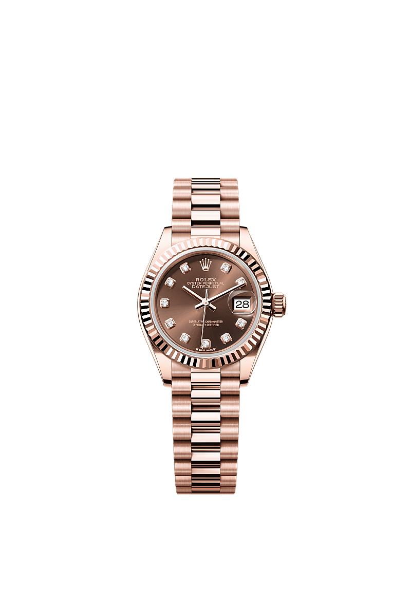 Rolex Lady-Datejust Uhr: 18 Karat Everose-Gold – m279175-0016