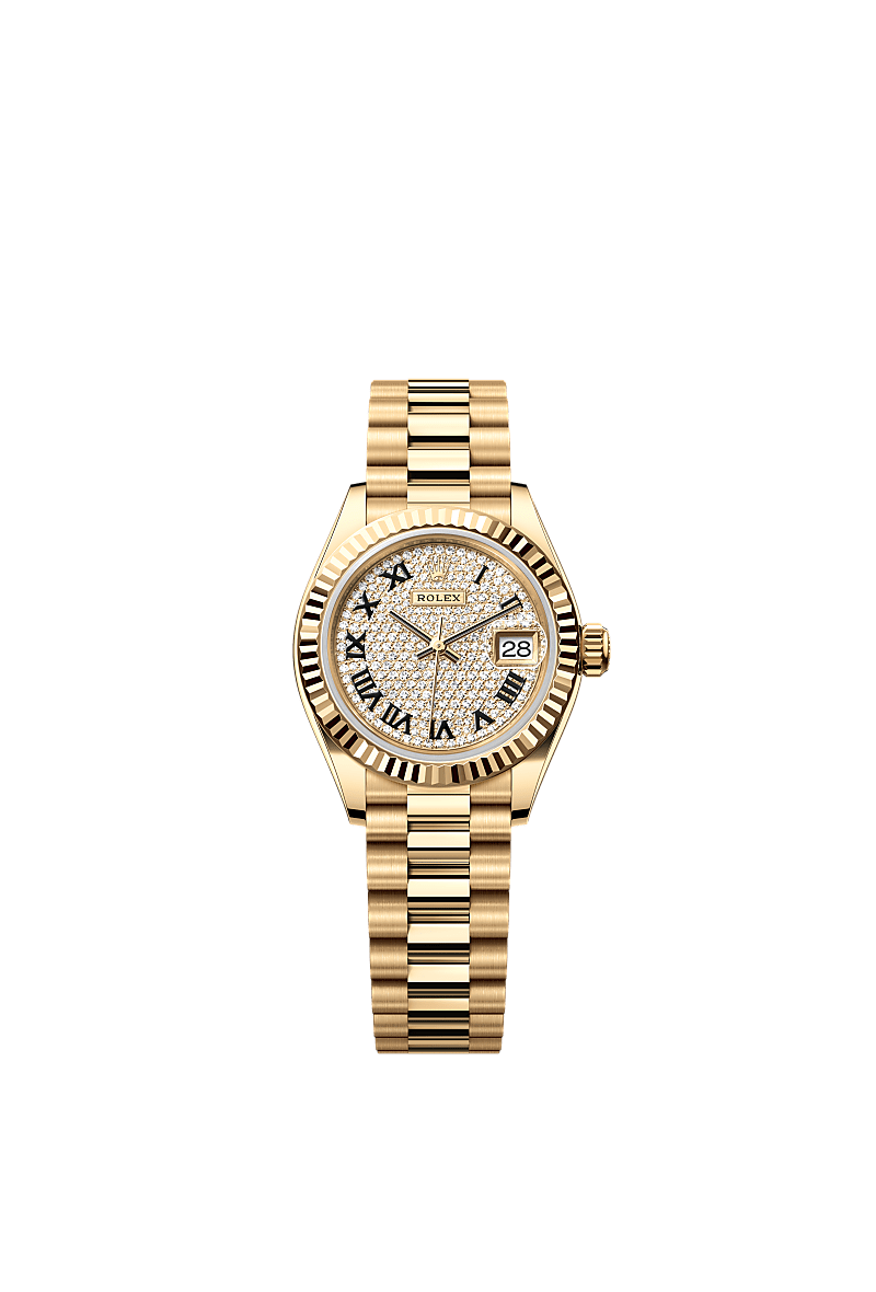 Rolex Lady-Datejust watch: 18 ct yellow gold - m279178-0031