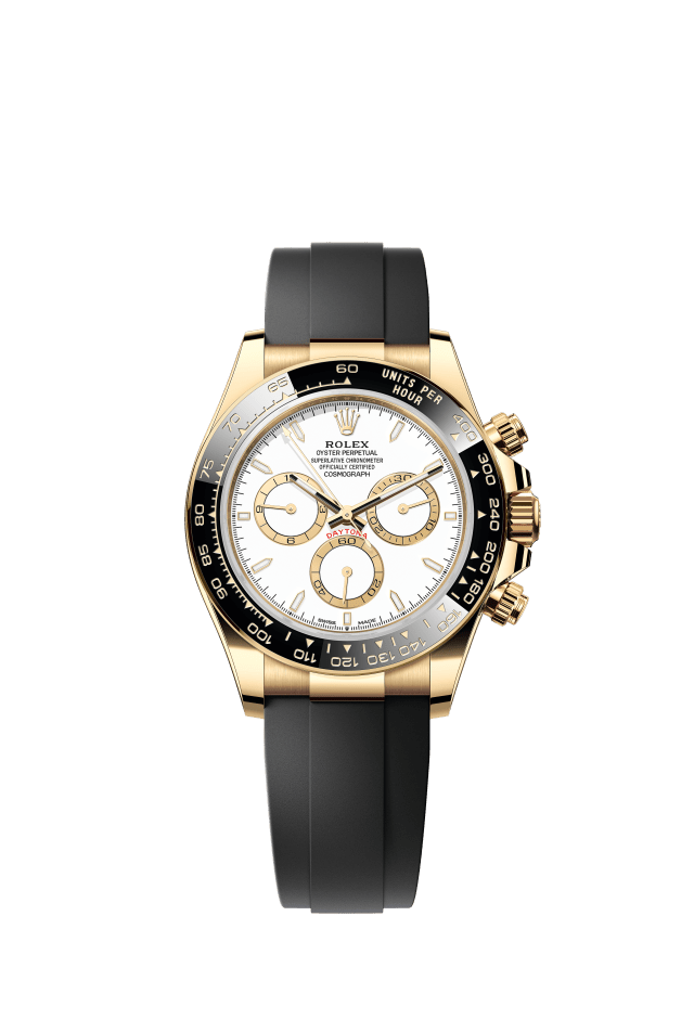 Reference: Rolex Cosmograph Daytona (yellow gold, Oysterflex)