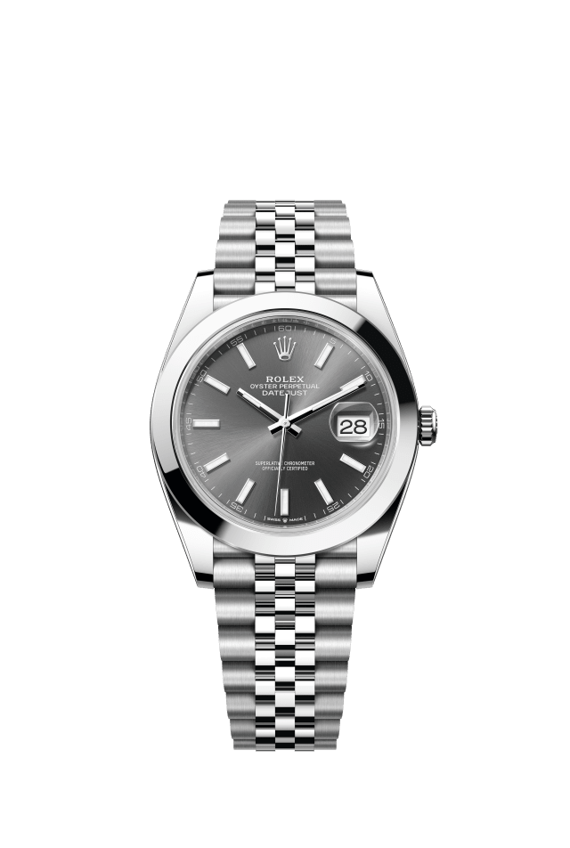 Rolex Datejust 41, Oyster, 41 mm, Oystersteel, slate dial