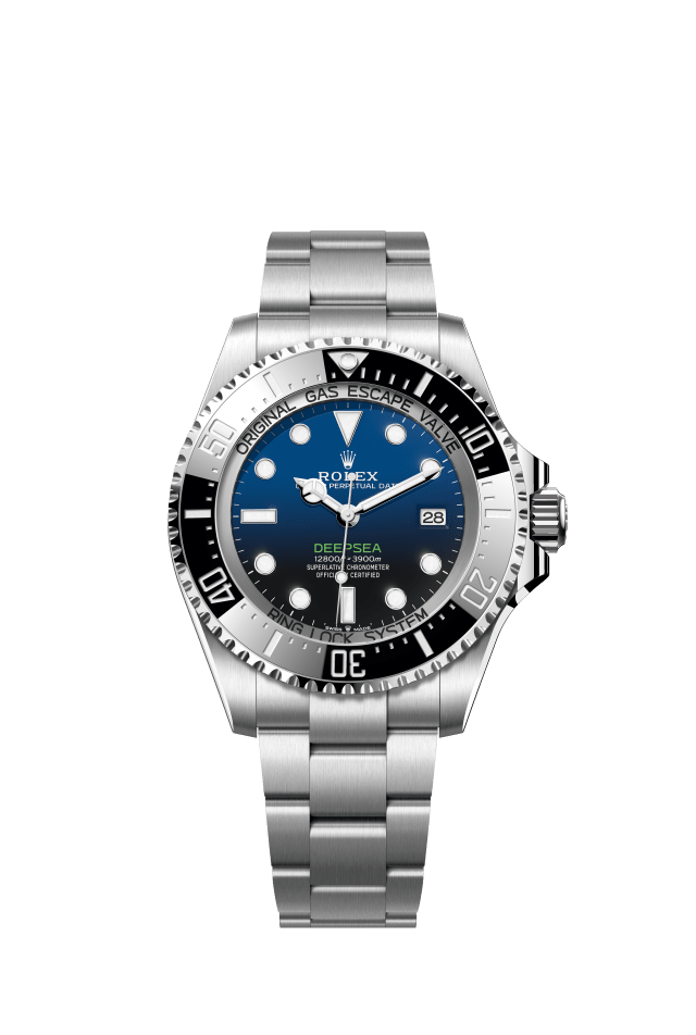 Rolex Rolex Deepsea, Oyster, 44 mm, Oystersteel, d-blue dial