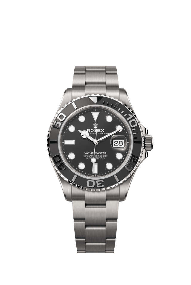 Rolex Yacht-Master 42, Oyster, 42 mm, RLX titanium, intense black dial