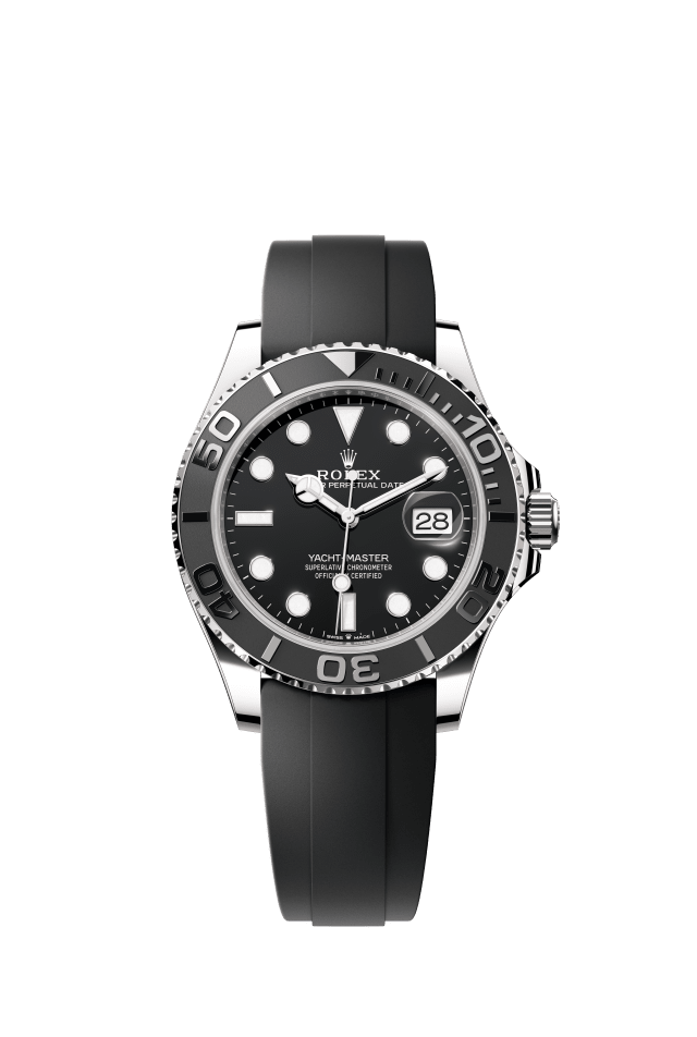 Rolex Yacht-Master 42, Oyster, 42 mm, white gold, black dial