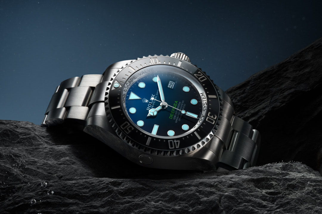 Rolex deepsea black blue store
