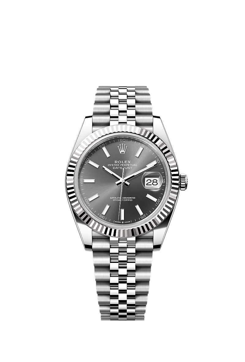 Rolex Datejust 41 Uhr: Edelstahl Oystersteel und Weißgold 