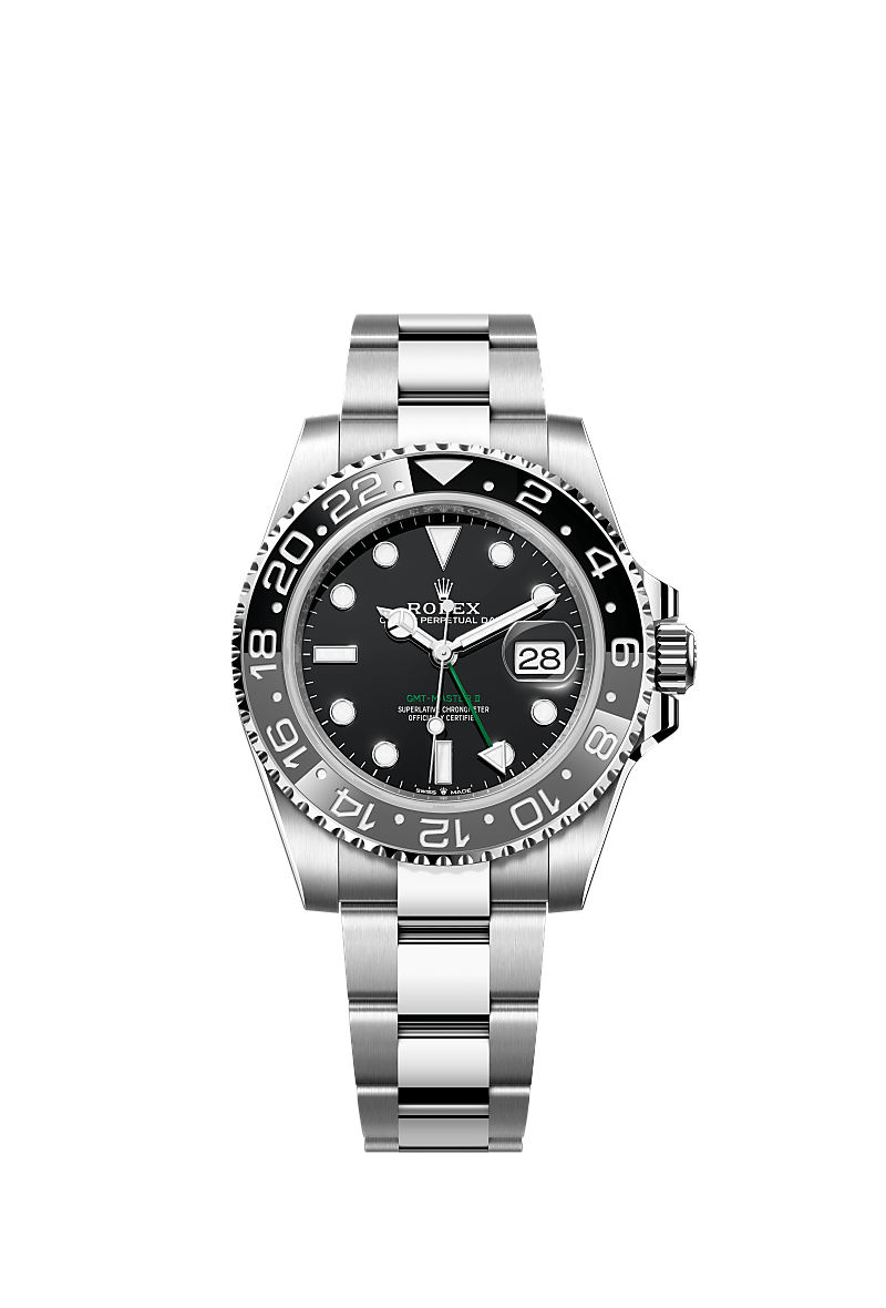 Rolex GMT-Master II Uhr: Edelstahl Oystersteel – m126710grnr-0004
