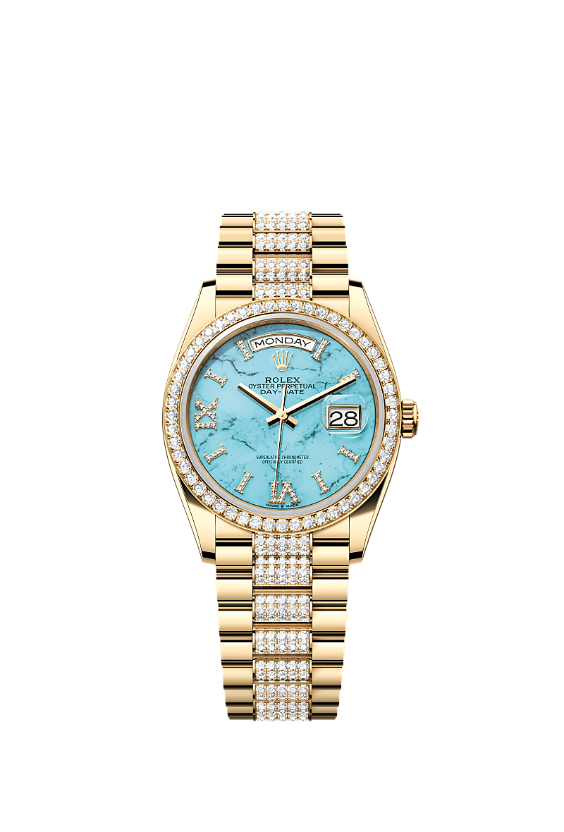 Rolex Day-Date 36 watch: 18 ct yellow gold - m128348rbr-0038