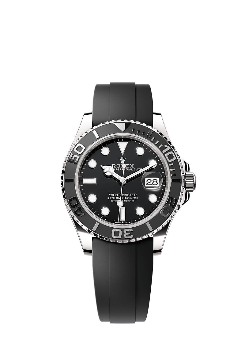 Rolex Yacht-Master 42 Uhr: 18 Karat Weißgold – m226659-0002