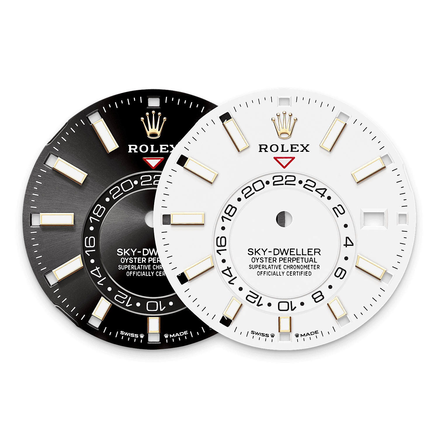 Rolex Sky-Dweller腕錶：黃金及蠔式鋼- m336933-0001