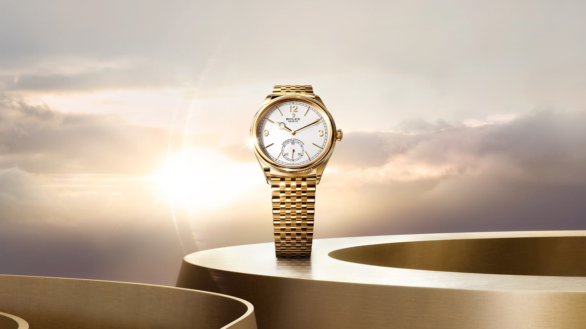 ロレックス 1908 ウォッチ：18 ct イエローゴールド - m52508-0008