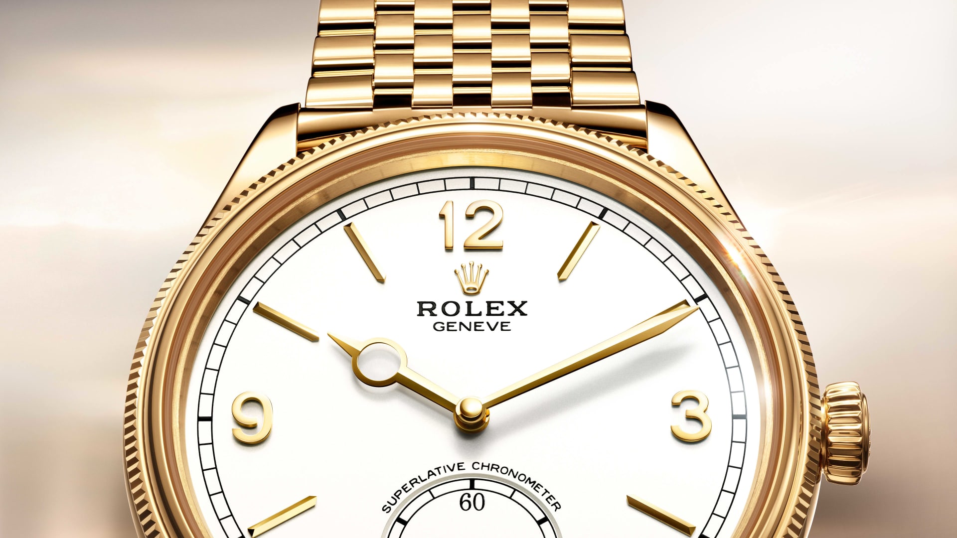 ロレックス 1908 ウォッチ：18 ct イエローゴールド - m52508-0008