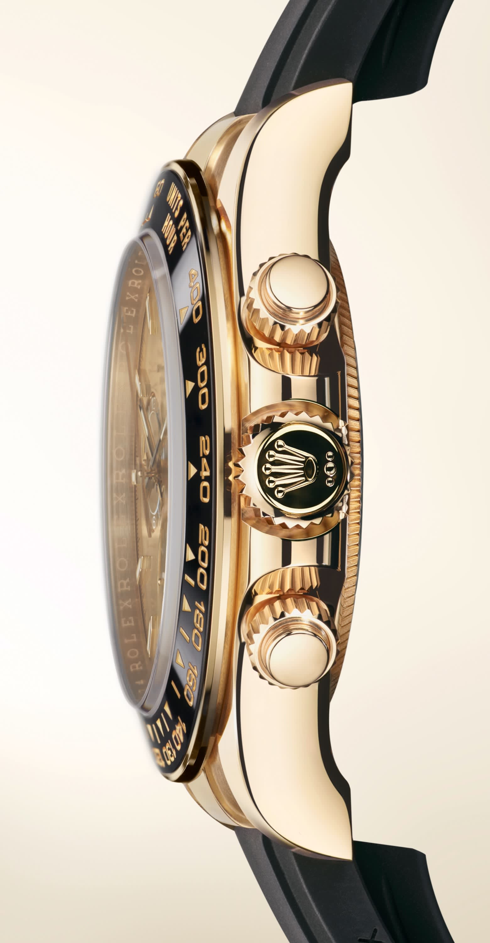 Triplock winding crown
