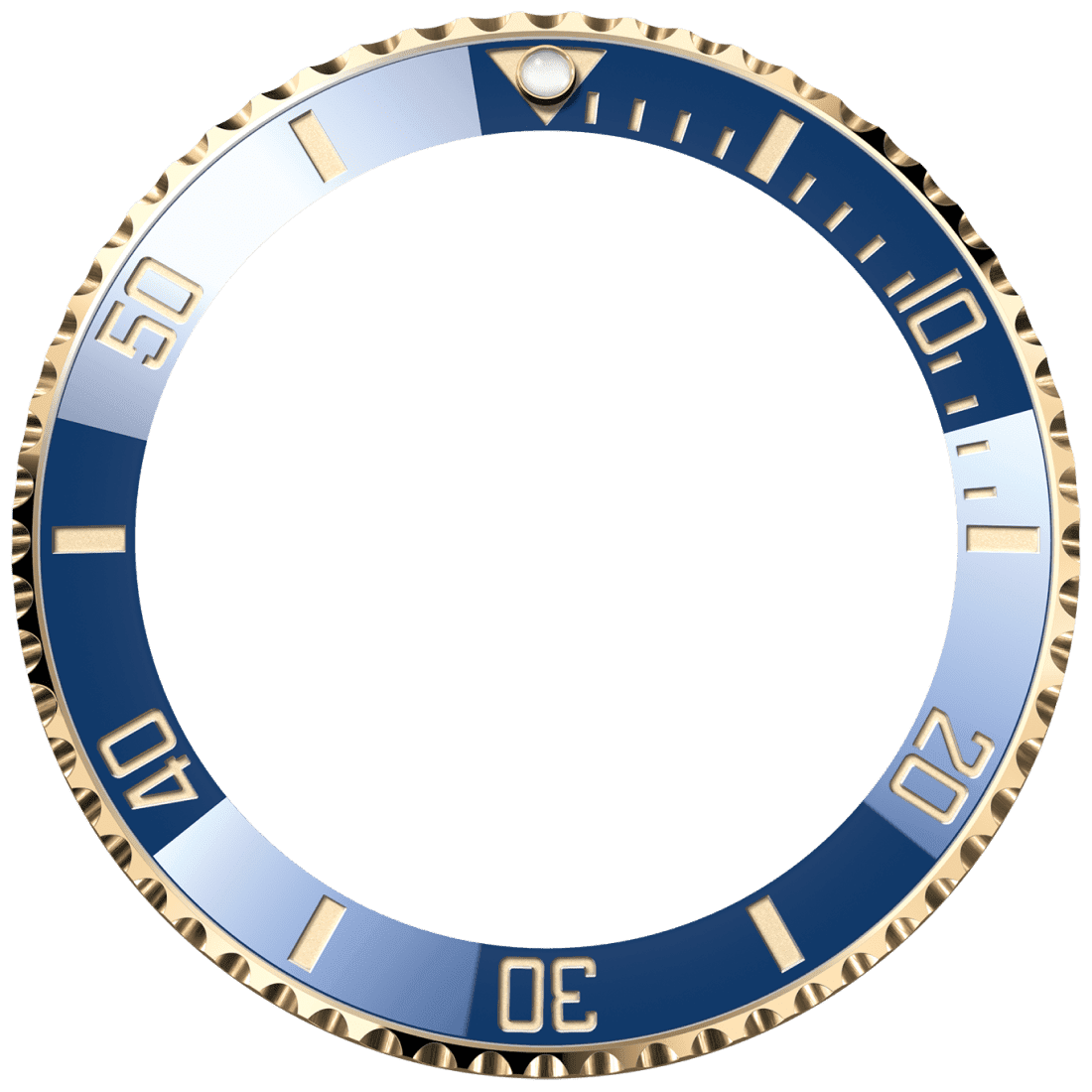 دور قاب آبی و زرد