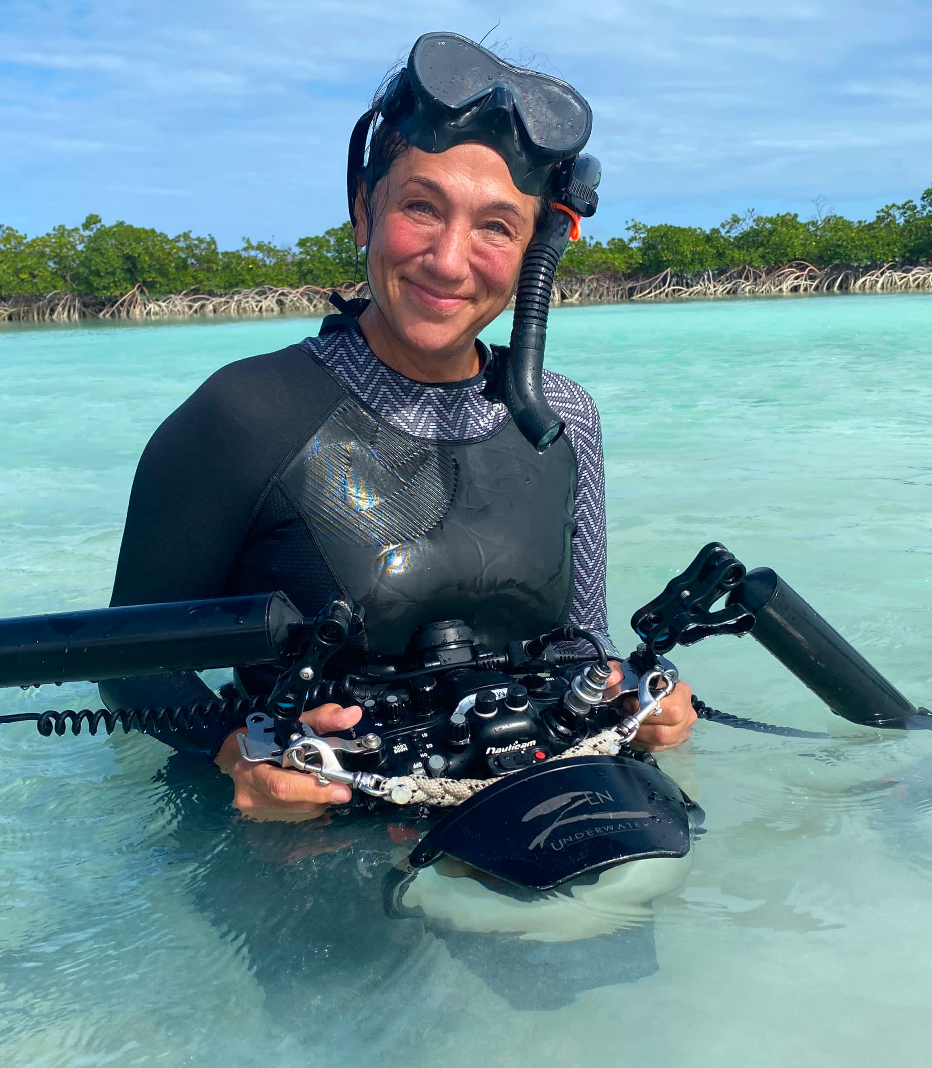 克里斯蒂娜・米特迈尔潜水照片