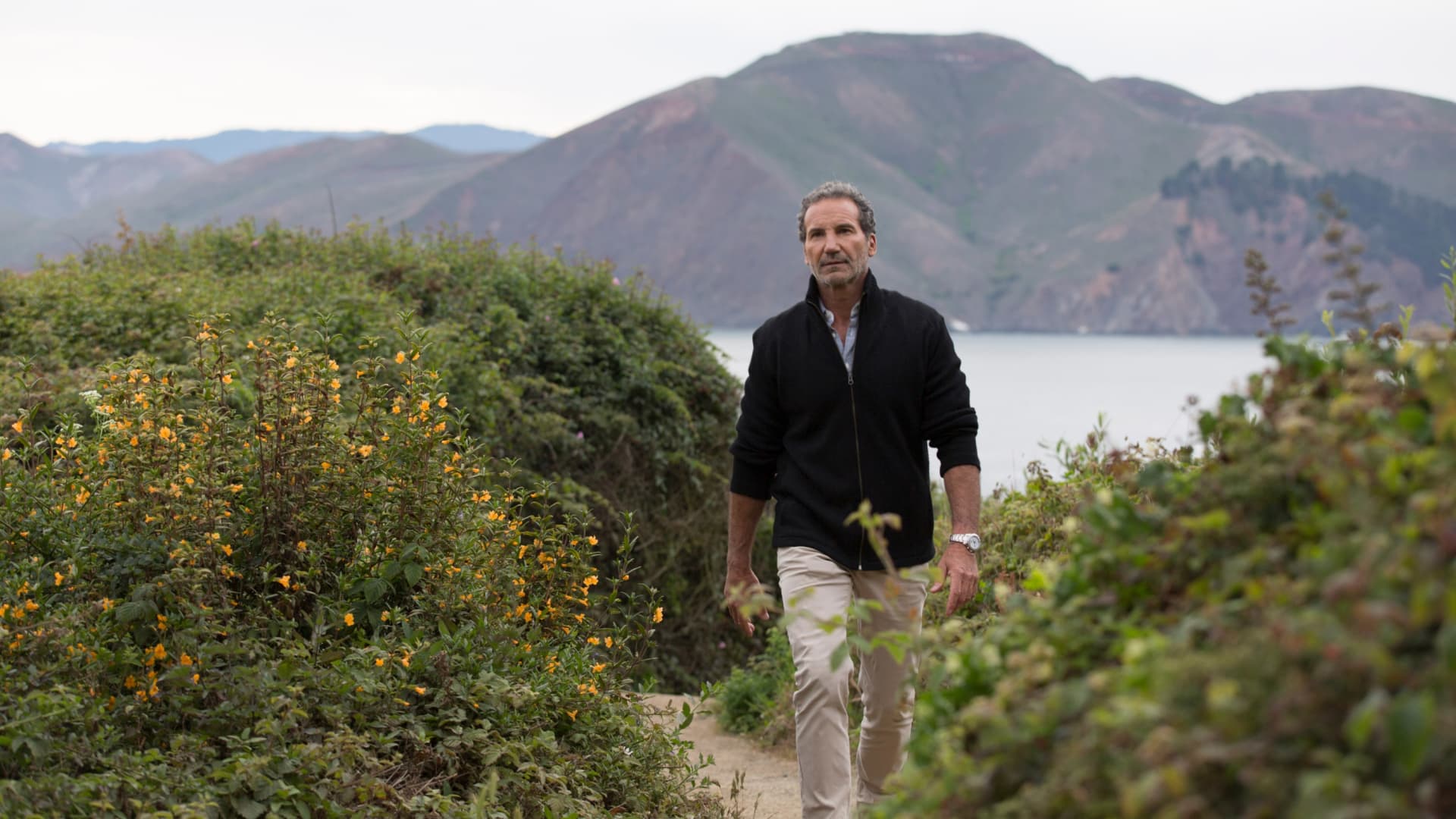 Paul Cayard beim Laufen