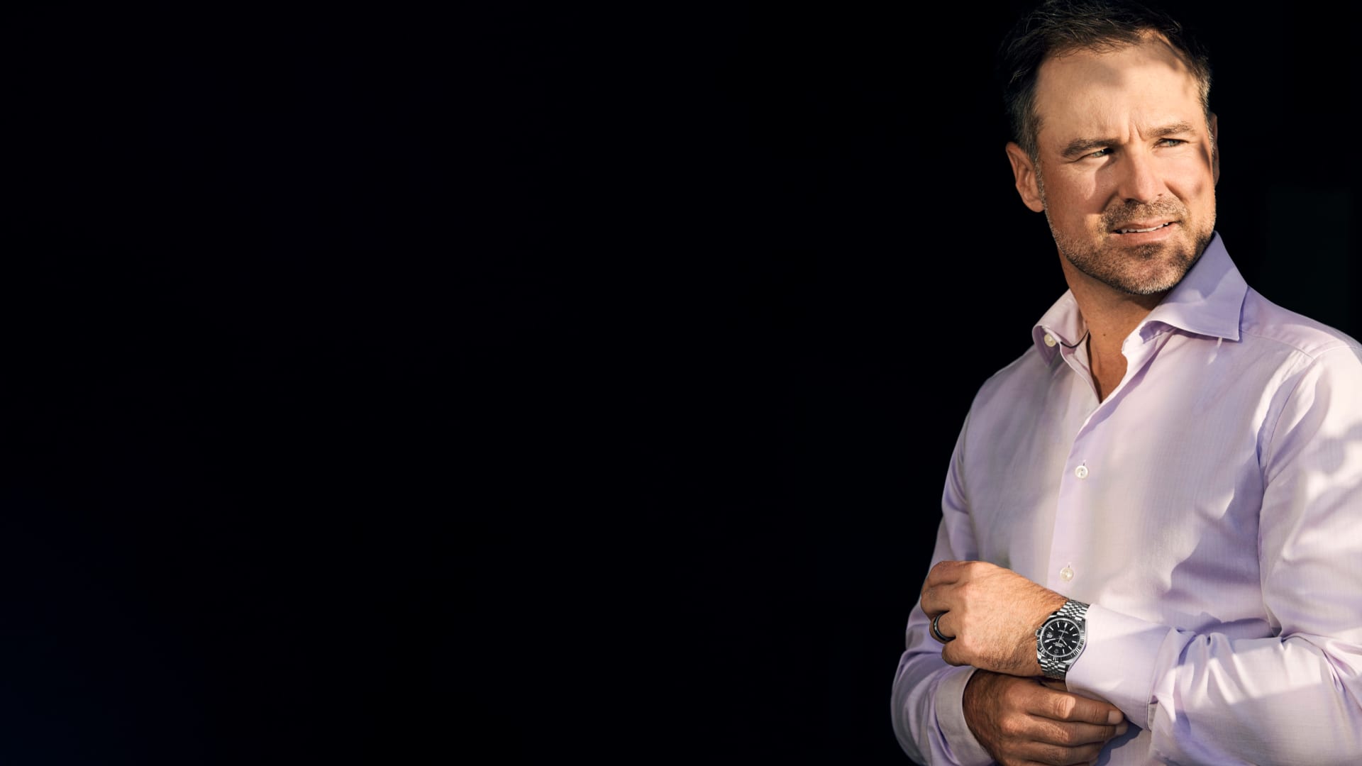 Trevor Immelman watch on wrist