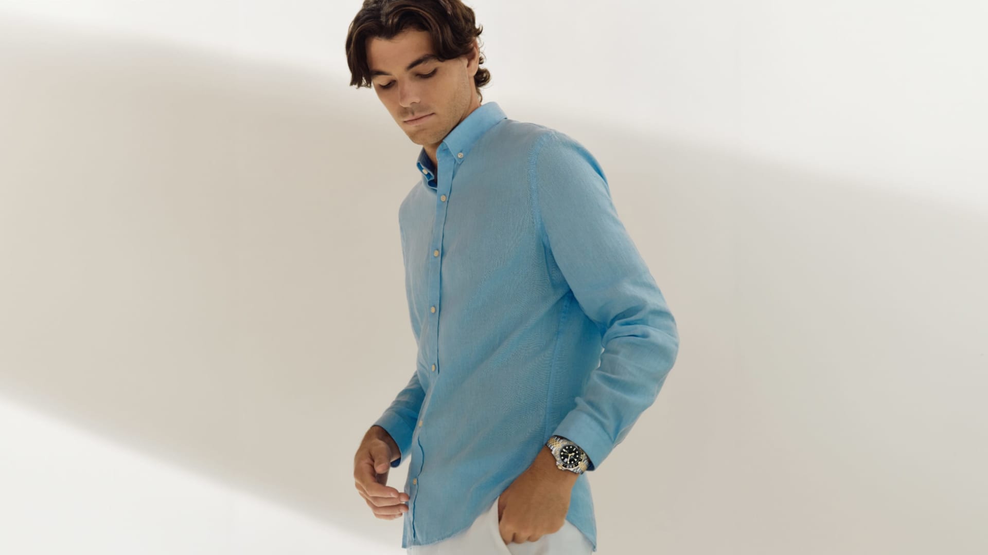 Taylor Fritz with the watch on the wrist