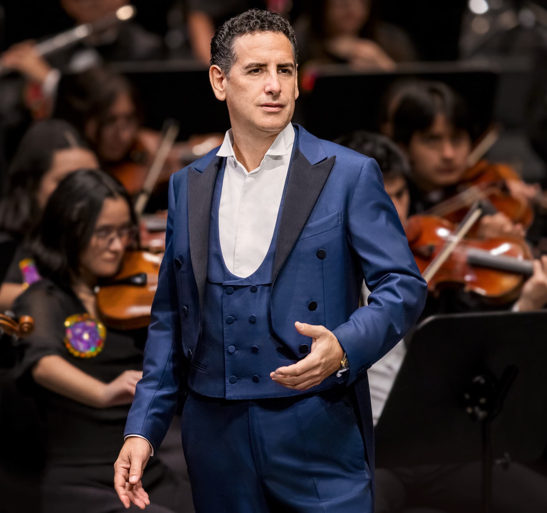 Juan Diego Flórez en train de chanter